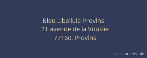 Bleu Libellule Provins