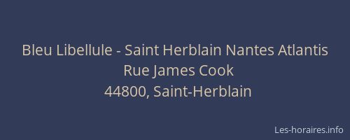 Bleu Libellule - Saint Herblain Nantes Atlantis
