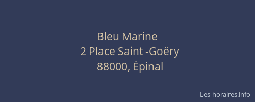 Bleu Marine