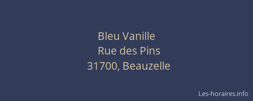 Bleu Vanille