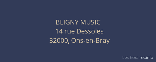 BLIGNY MUSIC