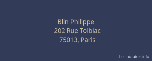 Blin Philippe
