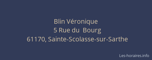Blin V&eacute;ronique