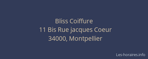 Bliss Coiffure