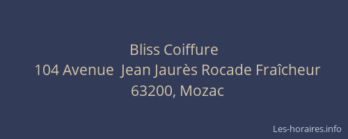 Bliss Coiffure
