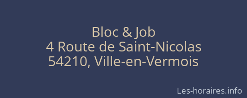 Bloc & Job