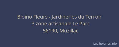 Bloino Fleurs - Jardineries du Terroir