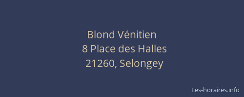 Blond Vénitien