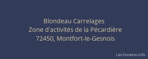 Blondeau Carrelages