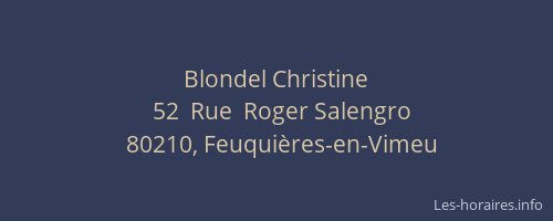 Blondel Christine
