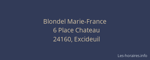 Blondel Marie-France