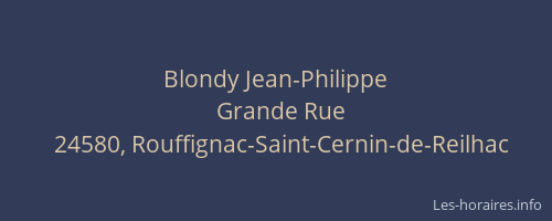 Blondy Jean-Philippe