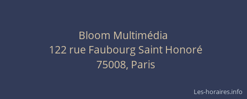 Bloom Multimédia