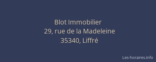 Blot Immobilier
