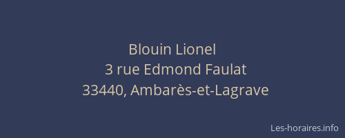 Blouin Lionel