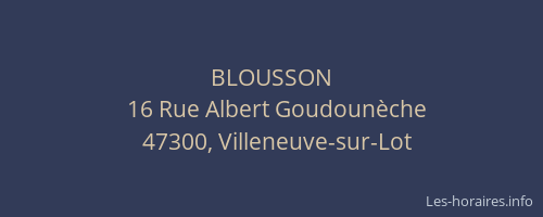 BLOUSSON