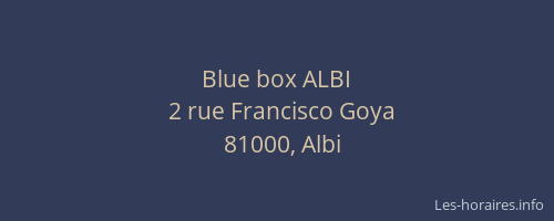 Blue box ALBI