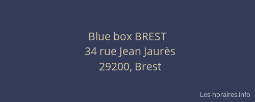 Blue box BREST