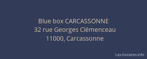 Blue box CARCASSONNE