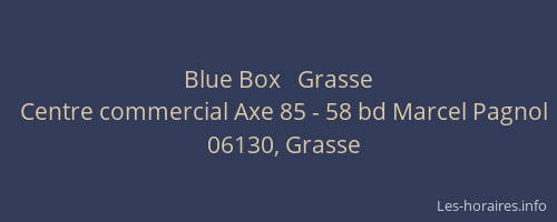 Blue Box   Grasse
