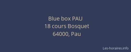 Blue box PAU