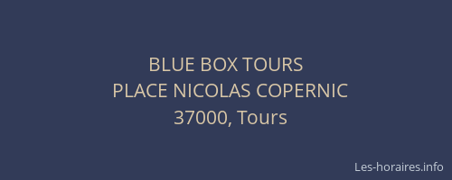 BLUE BOX TOURS