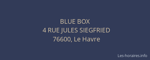BLUE BOX