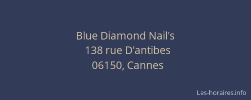 Blue Diamond Nail's