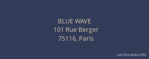 BLUE WAVE