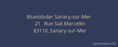 Bluelobster Sanary-sur-Mer