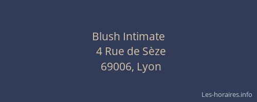 Blush Intimate