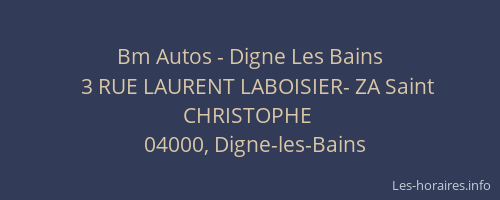 Bm Autos - Digne Les Bains