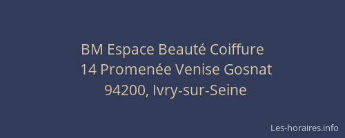 BM Espace Beauté Coiffure