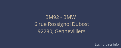 BM92 - BMW