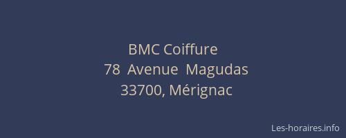BMC Coiffure
