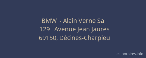 BMW  - Alain Verne Sa