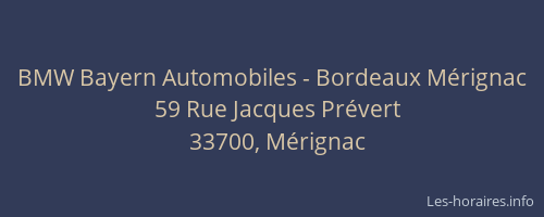 BMW Bayern Automobiles - Bordeaux Mérignac