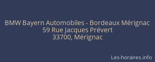 BMW Bayern Automobiles - Bordeaux Mérignac