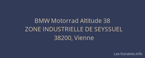 BMW Motorrad Altitude 38