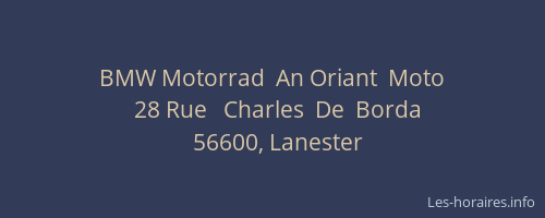 BMW Motorrad  An Oriant  Moto