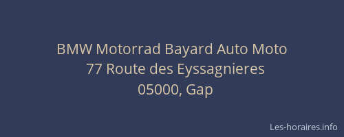 BMW Motorrad Bayard Auto Moto