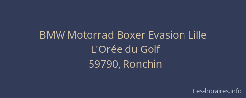BMW Motorrad Boxer Evasion Lille