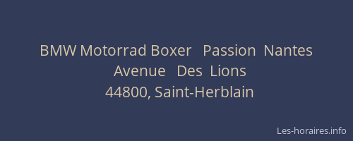 BMW Motorrad Boxer   Passion  Nantes