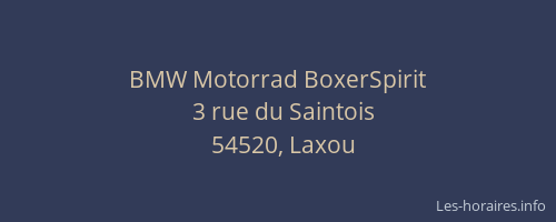 BMW Motorrad BoxerSpirit