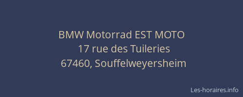 BMW Motorrad EST MOTO