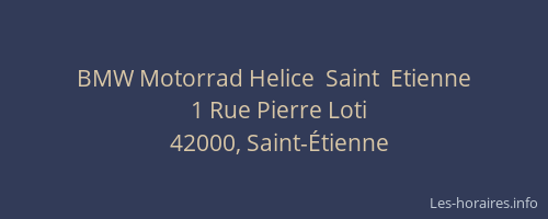 BMW Motorrad Helice  Saint  Etienne
