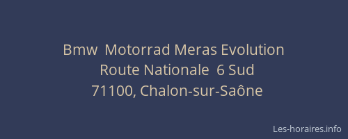 Bmw  Motorrad Meras Evolution
