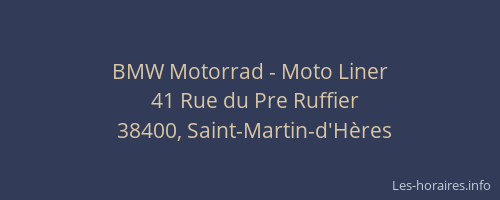 BMW Motorrad - Moto Liner