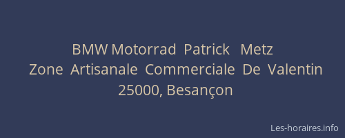 BMW Motorrad  Patrick   Metz