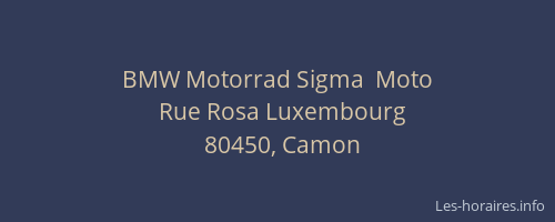 BMW Motorrad Sigma  Moto